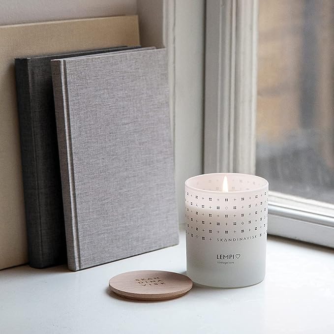 Skandinavisk LEMPI 'Love' Mini Scented Candle. Fragrance Notes: Peony and Rose, Strawberries and Mosses. 2.3 oz. - Bloomnest