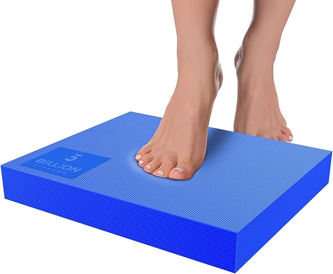Foam Balance Pad(Large or XL),5BILLION Stability Pad for Physical Therapy,Non-Slip Exercise Balance Pad for Balance workouts,Yoga Knee Pad for Gym Fitness Stretching Pilate - Bloomnest