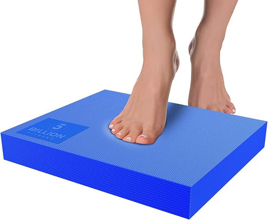 Foam Balance Pad(Large or XL),5BILLION Stability Pad for Physical Therapy,Non-Slip Exercise Balance Pad for Balance workouts,Yoga Knee Pad for Gym Fitness Stretching Pilate - Bloomnest