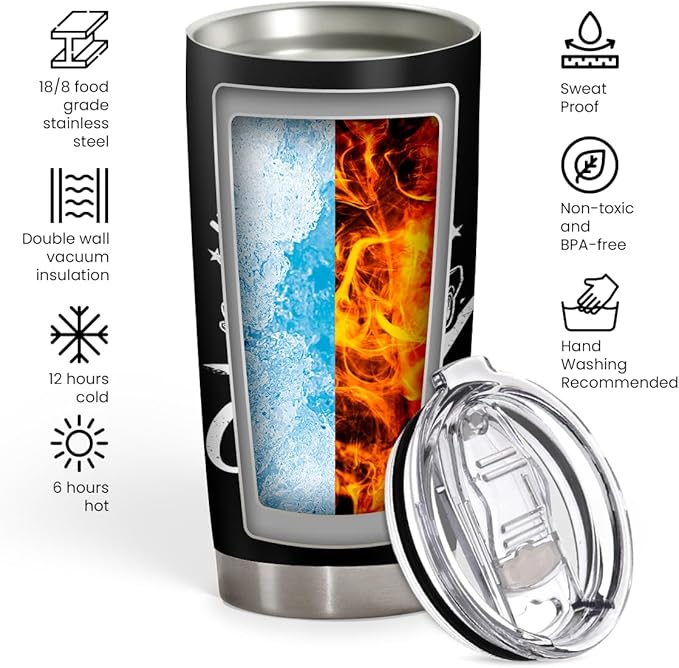 SANDJEST Tumbler for Men I’m Not Old I’m Classic 20oz 30oz Insulated Stainless Steel Coffee Cup Travel Mug Gift for Dad Grandpa Husband Father's Day Christmas Birthday - Bloomnest