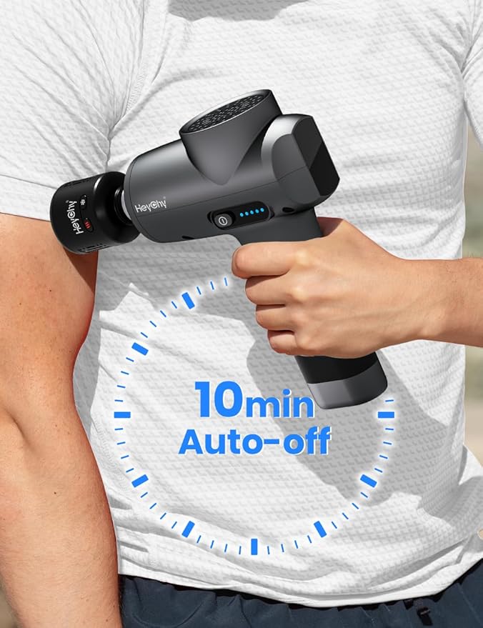 Massage Gun Head with Heat and Cold,Relief Muscle Pain Massage Gun Accessories,Deep Tissue Sports and Fitness Massager Heads,Rechargeable Massager Head,2025 Gifts for Man&Women - Bloomnest