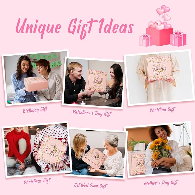 Fortuning's JDS 14PCS Christian Gifts for Women: Faith, Inspirational, Spiritual, Religious, Catholic, Baptism, Get Well Soon, Mother's Day Gifts for Mom, Wife, Girlfriend, Sister - Bloomnest