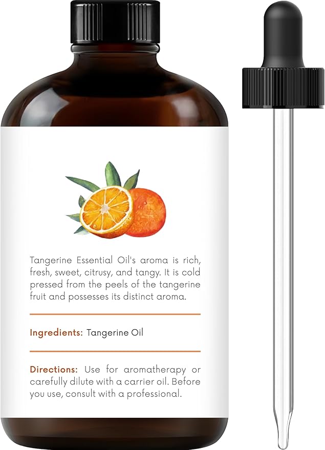 Handcraft Blends Tangerine Essential Oil – Huge 4 Fl Oz – 100% Pure and Natural – Premium Grade Essential Oil for Diffuser and Aromatherapy, Skin, Massage, Candle and Soap Making Fragrance - Bloomnest