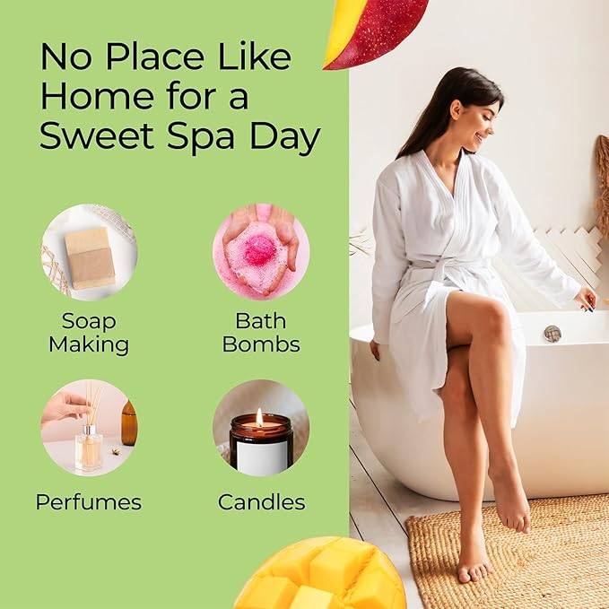 Good Essential Mango Fragrance Oil for Diffuser, Soap, Candles, Room Spray, Lotion & Body Butter - 1 fl oz (30 ml) - Mango Scent Oil GoodEssential