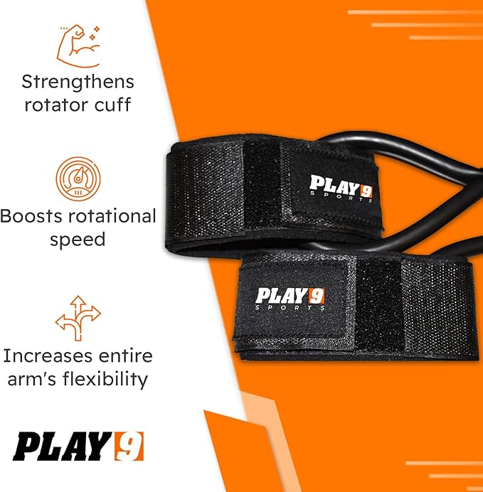 Play 9 Sports Resistance Exercise Bands Baseball Activation Elastic Training Athletes Equipment Bands - Bloomnest