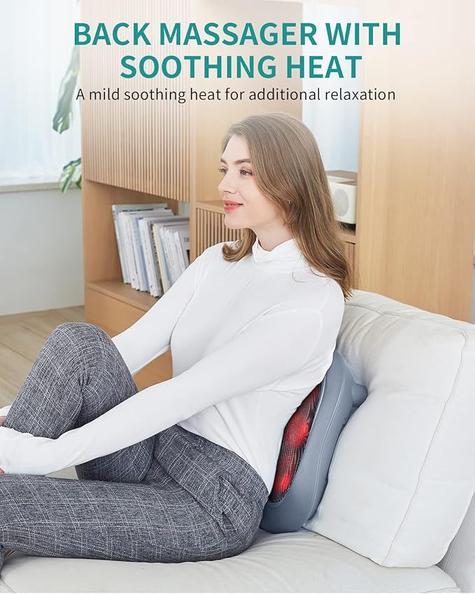 Nekteck Foot Massager with Heat, Heated Foot Massager for Plantar Fasciitis, Pain Relief and Circulation, Shiatus Electric Under Desk Feet Massager Machine, Gifts for Men Woman Him Her Mon Birthday - Bloomnest