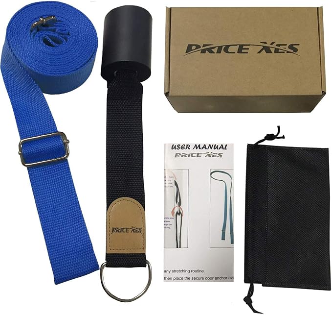 Adjustable Leg Stretcher Lengthen Ballet Stretch Band - Easy Install on Door Flexibility Stretching Leg Strap Great Cheer Dance Gymnastics Trainer Stretching Equipment Taekwondo Training - Bloomnest