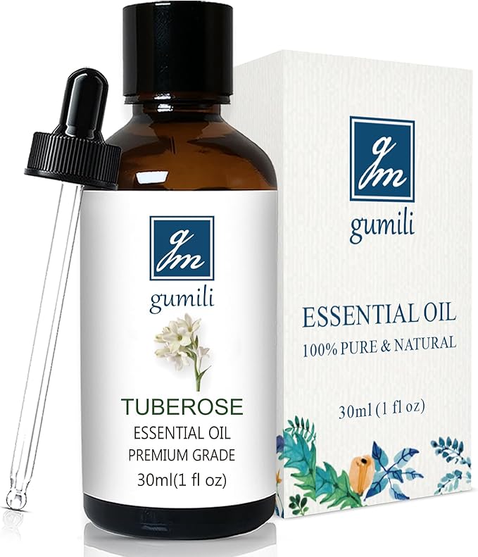 Tuberose Essential Oil, Home Fragrance Oil, Candle Scents Soy Wax Candle Making, Freshie Scents Oils for Soap, Dryer Balls, Diffusers, Laundry, Slime -1 oz /30ml - Bloomnest