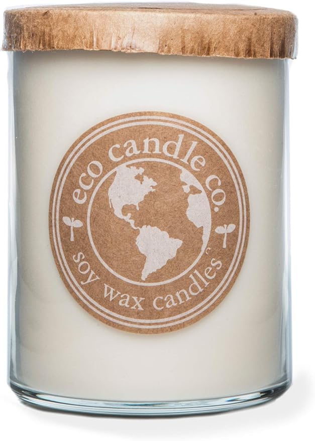 ECO CANDLE CO. Recycled Candle, Happily Ever After, 18 oz. Double Wick - Scents of Wedding Bouquets - 100% Soy Wax, No Lead, Kraft Paper Label & Lid, Hand Poured, Phthalate Free, Midwest Soybeans - Bloomnest