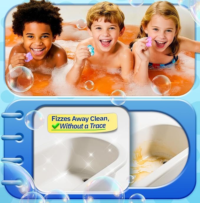 Bath Bombs for Kids with Surprise Inside, 20 Pack Handmade Bath Bomb Gift Set with Glow-in-The-Dark Toys, Fizzy Bath Balls for Fun, Great Christmas Gift or 2025 Advent Calendar for Boys & Girls - Bloomnest