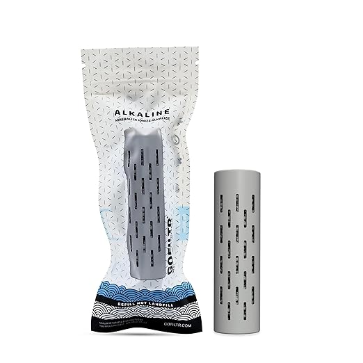 GOFILTR Alkaline Water Infuser - 9.5 pH + Electrolytes for Any Water Bottle/Small Pitcher, 750 Refills / 3 Months, Ionized Mineral Water Infuser (1 Pack) - Bloomnest
