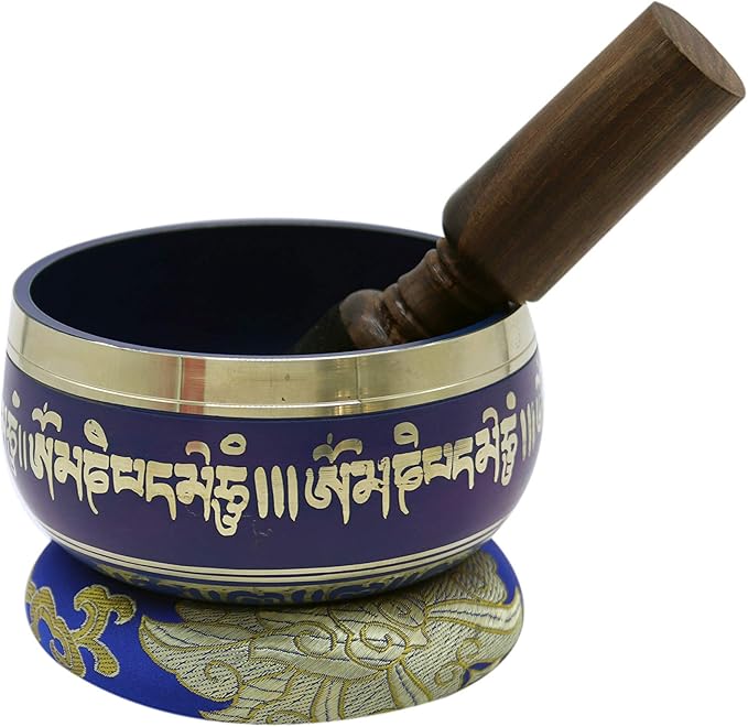 Seven Chakra Tibetan singing bowls set, choose your favorite chakra bowl, improve your chakra meditation practice (The 3rd Eye Chakra) - Bloomnest