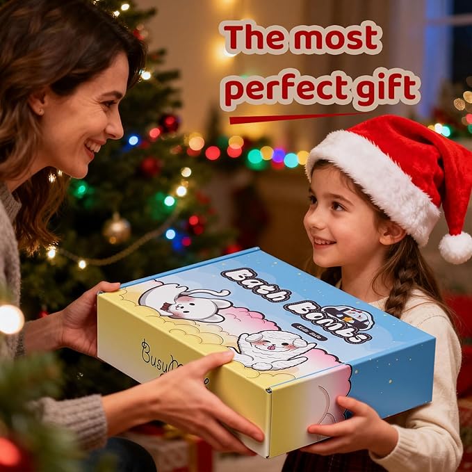 Bath Bombs for Kids with Toys Inside for Girls Boys - 11 Pack Bath Bombs Gift Set with Surprise with Surprise Toys | Kids Safe Bubble Bath Fizzy Balls Halloween Christmas Birthday Gift Kit - Bloomnest