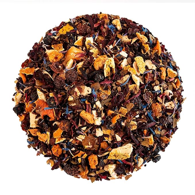 Organic Positively Tea Company, Coco Berry Mango, Herbal Tea, Loose Leaf, 4 Ounce - Bloomnest