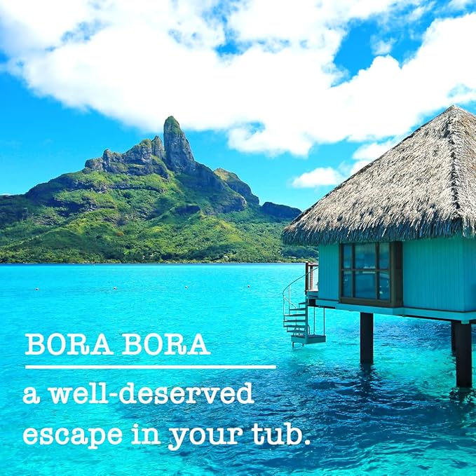 Hallu Bora Bora Geode Bath Bomb, Pack of 6. - Bloomnest