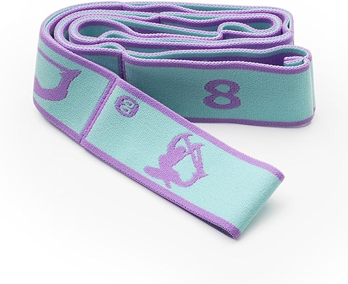 Adjustable Stretch Strap for Kids, 8-Loop Elastic Resistance Band for Children Gymnastics, Ballet Dance, Yoga, Stuff，Pilates & Flexibility Training, Home Exercise Equipment for Girls - Bloomnest