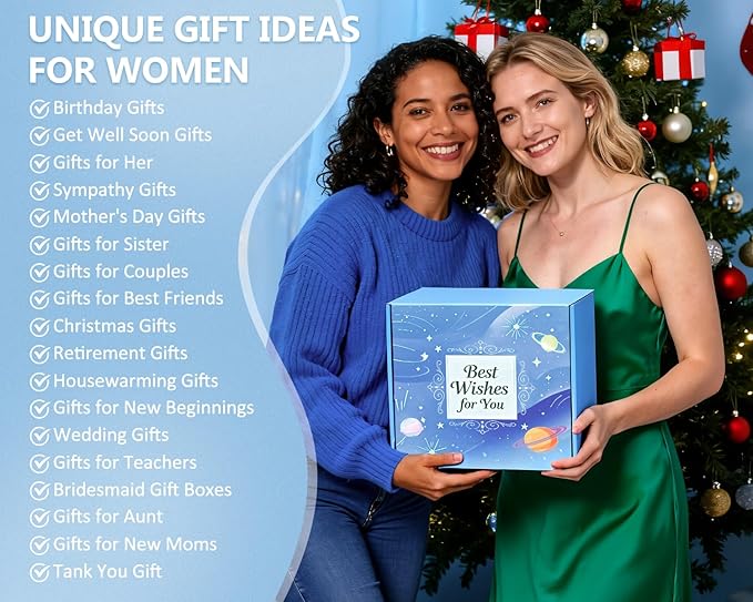 Birthday Gifts for Women, Get Well Soon Gifts Baskets for Women Self Care Gifts, Spa Care Package, Birthday Gift Ideas for Her, Friends, Wife, Mom, Daughter, Sister, Coworkers - Bloomnest