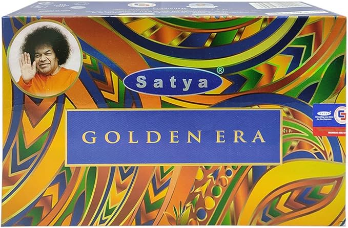 Golden Era Incense Sticks and Incense Stick Holder Bundle Insence Insense Satya - Bloomnest