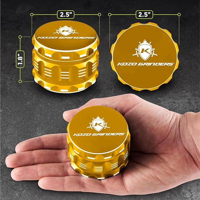 2.5 Inch Grinder Mills, Aluminum - Bloomnest