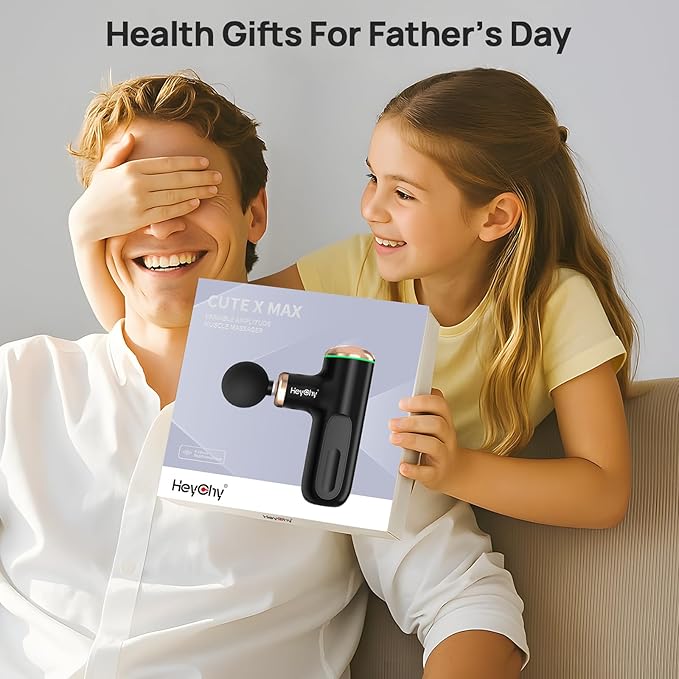 A1 Super Mini Massage Gun, Percussion Deep Tissues Muscle Massager (Heat-Black) - Bloomnest