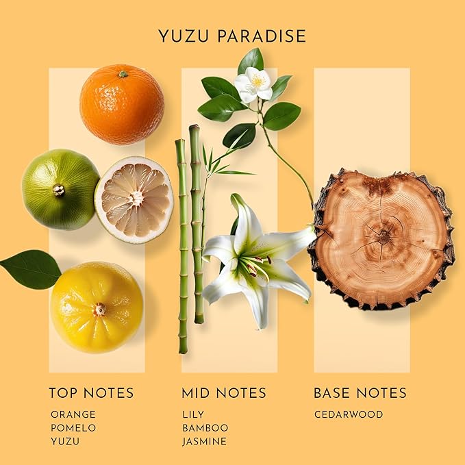 Scent Better Yuzu Paradise Aroma Essential Oil Blend: an Aromatherapy Blend of Yuzu, Citrus, and Bamboo for Ultrasonic Diffusers & Nebulizers (2 Fl Oz, 60 mL) - Bloomnest