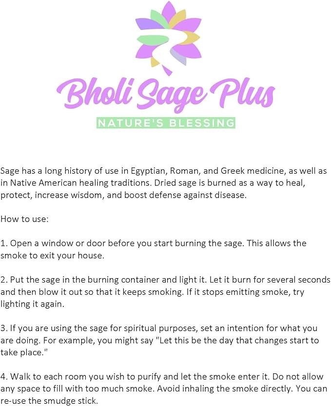 White Sage Sticks Pack of 3, Sage Smudge Kit 4'' Long Dried Sage Sticks for Meditation, Smudging and Cleansing, Getting Rid of Negative Energy - Bloomnest