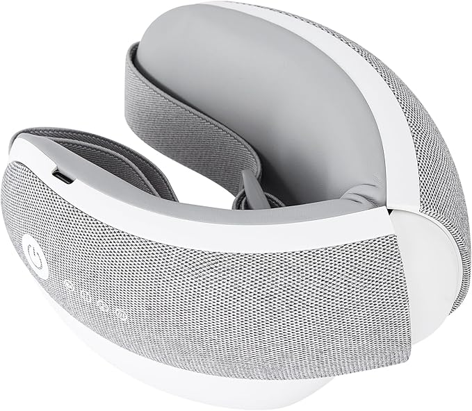 Eye Massager & Bluetooth Heat Sleep mask,Parents Gift Sets |with Storage Bag & Greeting Card | Migraine Relief,Relaxation,Bedtime Stress Relief | White Noise,3D airbag kneading| Smart Head Massager - Bloomnest