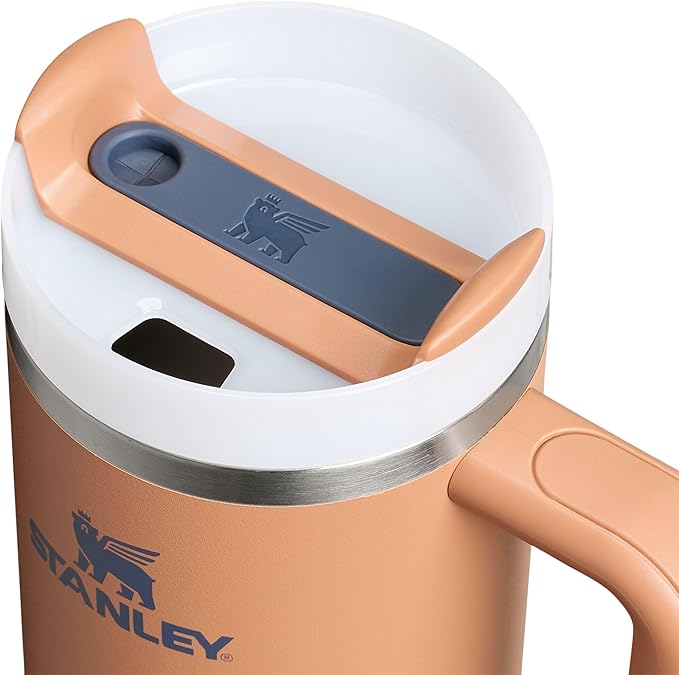 STANLEY Quencher H2.0 Tumbler with Handle and Straw 30 oz | Flowstate 3-Position Lid | Cup Holder Compatible for Travel | Insulated Stainless Steel Cup | BPA-Free |Toast