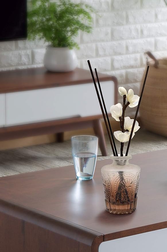 10 inch 20 Pcs Natural Rattan Wood Reed Diffuser Sticks Essential Oil Aroma Replacement Aroma Reed Diffuser Sticks (Brown-20pcs) - Bloomnest
