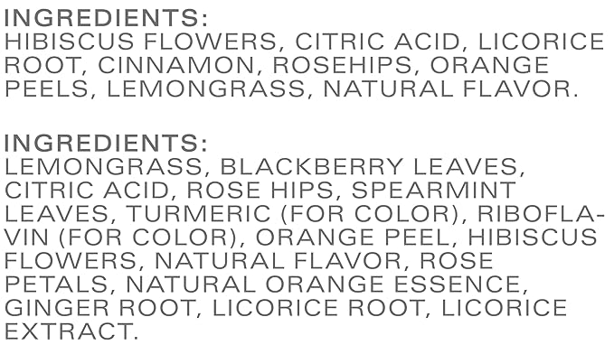 TAZO Tea Bags, Passion & Wild Sweet Orange Herbal Tea 20CT (2ea) (Variety Pack) - Bloomnest