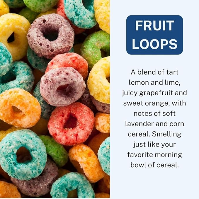 CE CRAFT Car Air Freshener Diffuser, Fruit Loops, 2 Pack Air Deodorizer for Essential Oils, Long Lasting Car Diffuser Bottle, Reusable Jar, Multicolor - Bloomnest