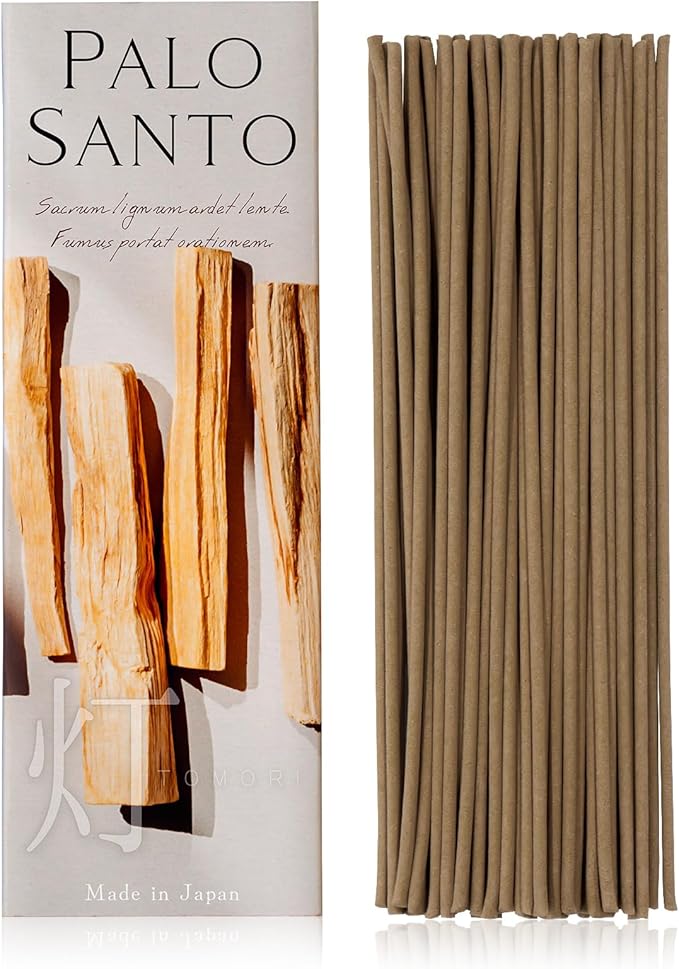 Palo Santo Luxury Incense Sticks 60sticks 100% Natural Wood Aroma Coreless Energy Cleansing No Synthetic Charcoal Free Non Toxic Aromatherapy Meditation Stress Relief Relaxation Yoga Japanese Incense