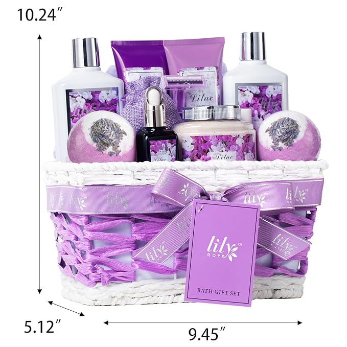 Valentines Day Gifts for Women 17-Piece Bath and Body Gift Set for Mom - Luxury Spa Gift Basket, Pampering Bath Set | Mothers Day, Birthday Gifts, Christmas Perfect Holiday Gift for Her