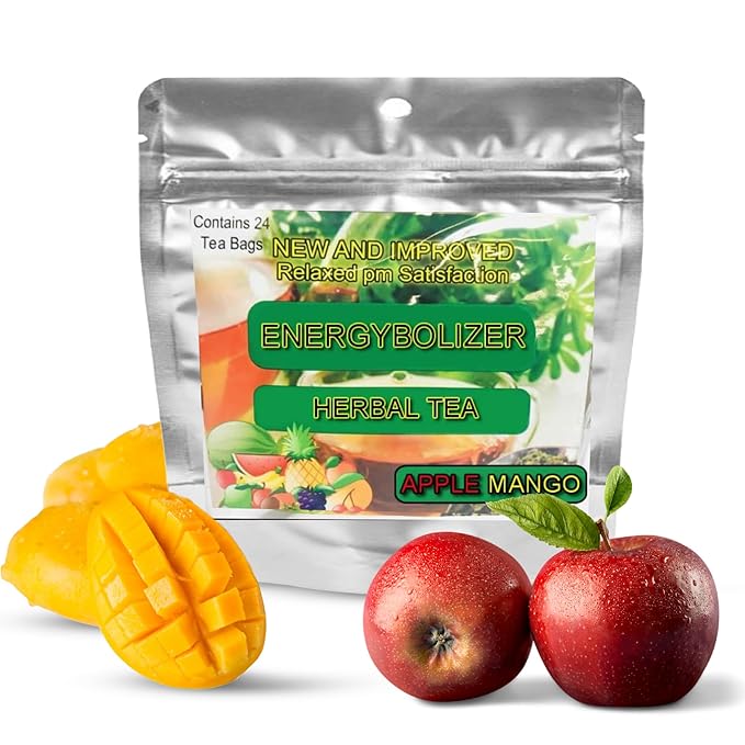 Energybolizer Perfect Weight Herbal Tea, 24 Bags (Apple Mango) – Natural Herbal Tea for Men and Women to Support Digestion and Overall Wellness - Bloomnest