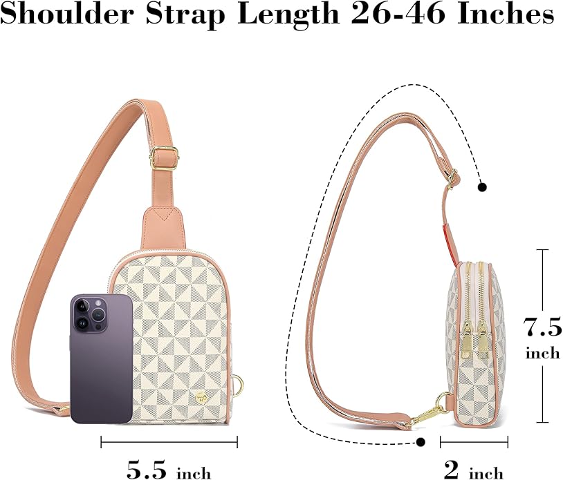 INICAT Small Sling Bag for Women Everyday & Travel Crossbody Bags Lightweight Cross Body Purses Vegan Leather - Bloomnest
