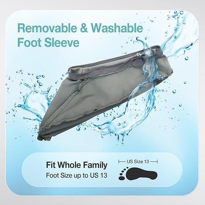 2-in-1 Shiatsu Foot and Back Massager with Heat, Foot Warmer Heating Pad for Circulation and Pain Relief, Plantar Fasciitis, Neuropathy, Adjustable Kneading Massagers, Gifts for Women,Men - Bloomnest