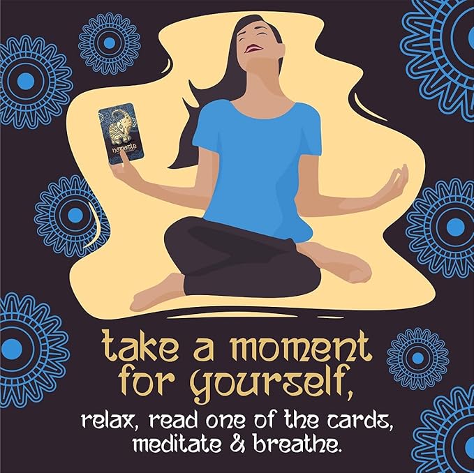 Namaste Mindfulness Cards - Stress & Anxiety Relief, Meditation Cards - Self Care Gifts for Women - MSS Inc - Bloomnest