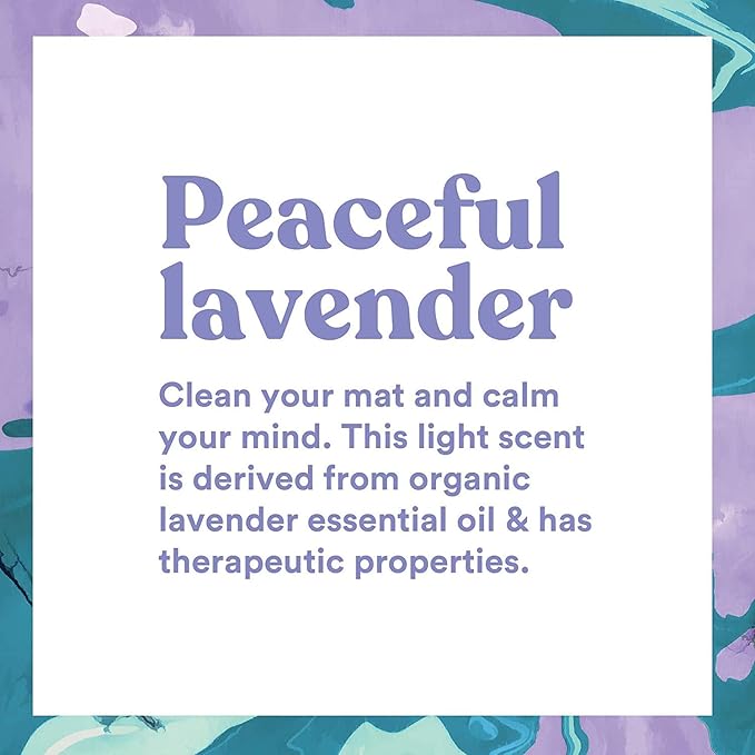 ASUTRA Yoga Mat Cleaner Spray Bundle (Peaceful Lavender), 4 fl oz (Pack of 2) - No Slippery Residue, Organic Essential Oils, Deep-Cleansing for Fitness Gear & Gym Equipment - Bloomnest