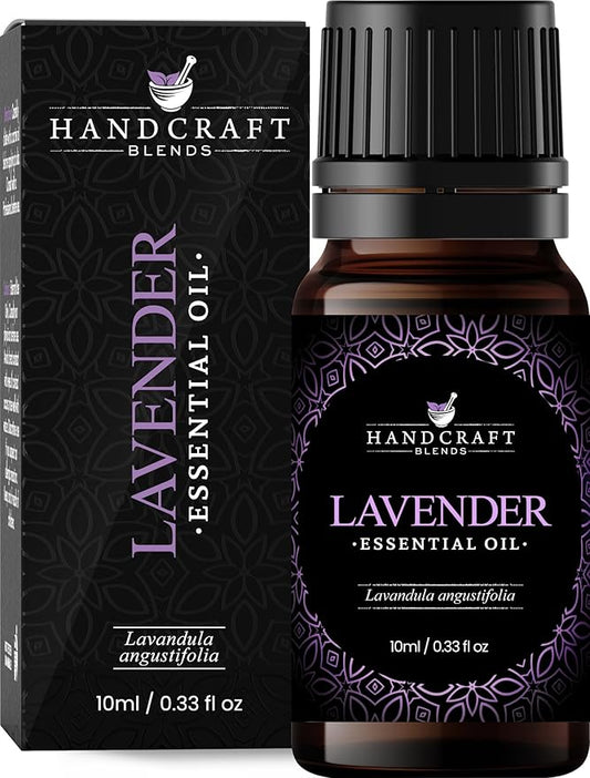 Handcraft Blends Lavender Essential Oil – 0.33 Fl Oz – 100% Pure and Natural – Premium Grade Essential Oil for Diffuser and Aromatherapy, Skin, Massage, Candle and Soap Making Fragrance - Bloomnest