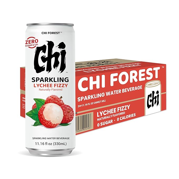 CHI FOREST Lychee Fizzy Sparkling Water (11.16 oz* 24) - Bloomnest