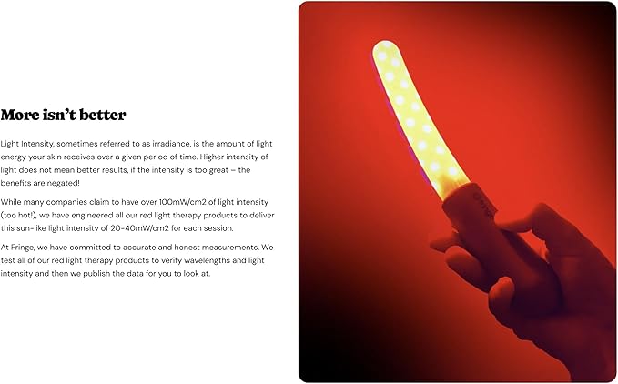 Fringe, Red LED Light, Blue Light Therapy Wand, Health Device for Women, Waterproof JoinFringe