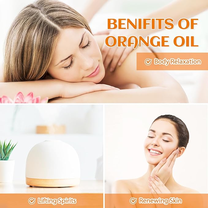 EVOKE OCCU Orange Essential Oil for Clean Diffuser Hair Spray, DIY Candle and Soap - 4 Fl Oz - Bloomnest