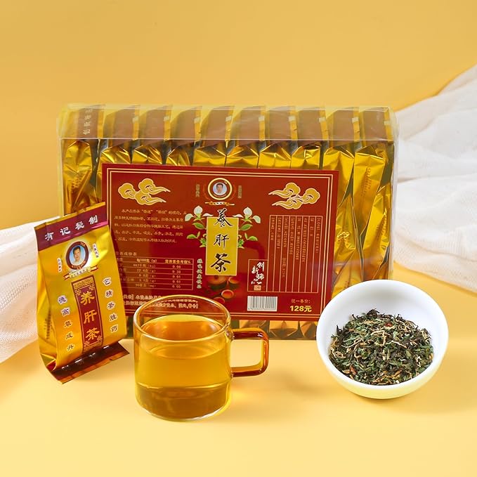 FullChea - Liver Detox Tea - 30 Teabags Herbalism Traditional Chinese Liver Cleanse Tea - Including Chrysanthemum, Jasmine, Mulberry Leaf, Momordica Grosvenor, Yine Abrus - Bloomnest