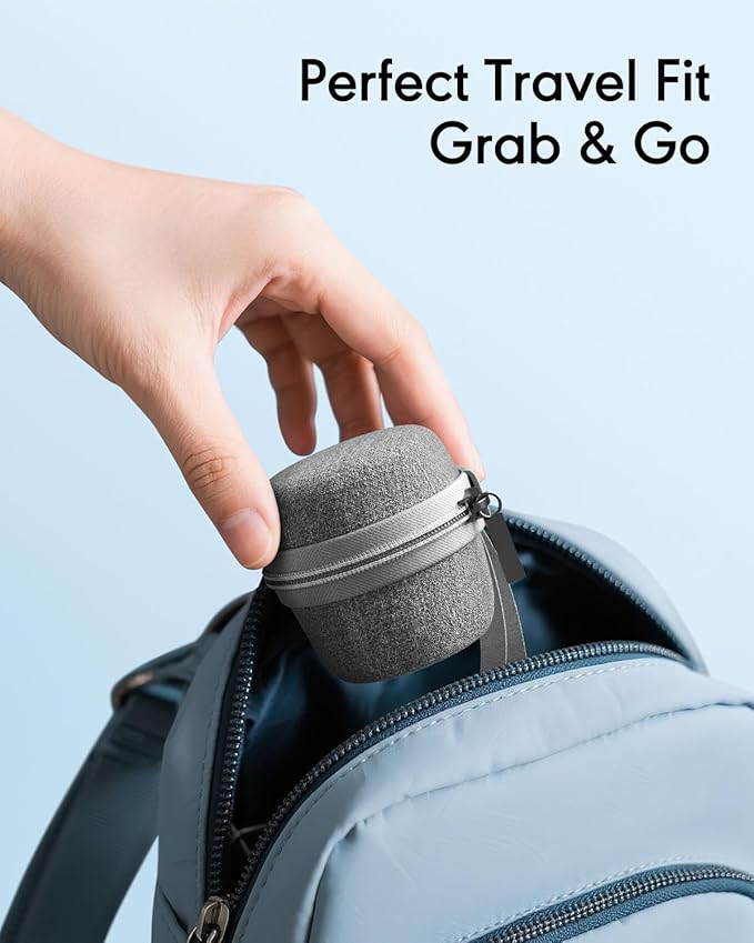 Portable Travel Case for FLOWTUNE Mini White Noise Sound Machine with Reinforced Zipper & Compact Design for On-The-Go (CASE ONLY) - Bloomnest