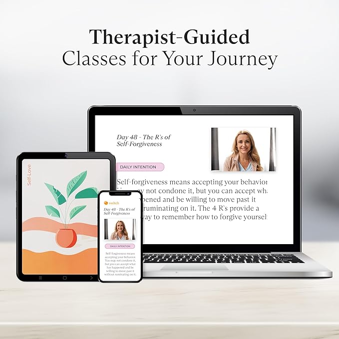 Switch Research Self-Love Journal - Self Care Journal for Women with Prompts - Mindfulness & Gratitude Journal, Therapist Recommended for Self Reflection & Personal Growth - Guided Writing Notebook A4 - Bloomnest