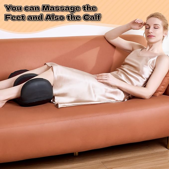 Foot Massager with Heat, Shiatsu Foot Massager, Calf and Foot Massagers, for use at Home and Office, Gift for Wife, Mother - Bloomnest
