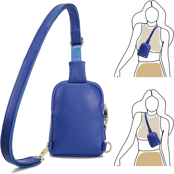 INICAT Small Sling Bag for Women Everyday & Travel Crossbody Bags Lightweight Cross Body Purses Vegan Leather - Bloomnest