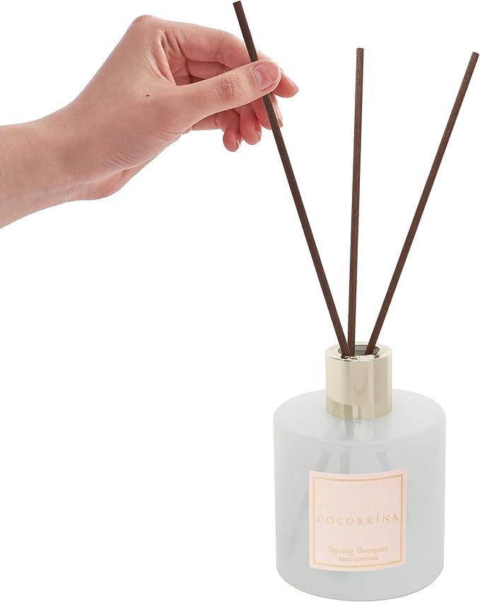 Cocorrína Reed Diffuser Sets- Spring Bouquet Scented Diffuser with Sticks Home Fragrance Reed Diffuser for Bathroom Shelf Decor - Bloomnest