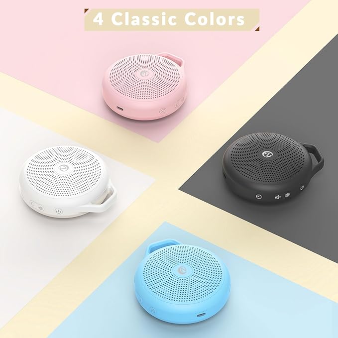 Portable White Noise Sleep Sound Machine for Home and Travel. Perfect for Your Sleeping Baby with a dimmable Night Light and Long Battery Life. Baby Essential Adult/Child Lock Feature - Bloomnest