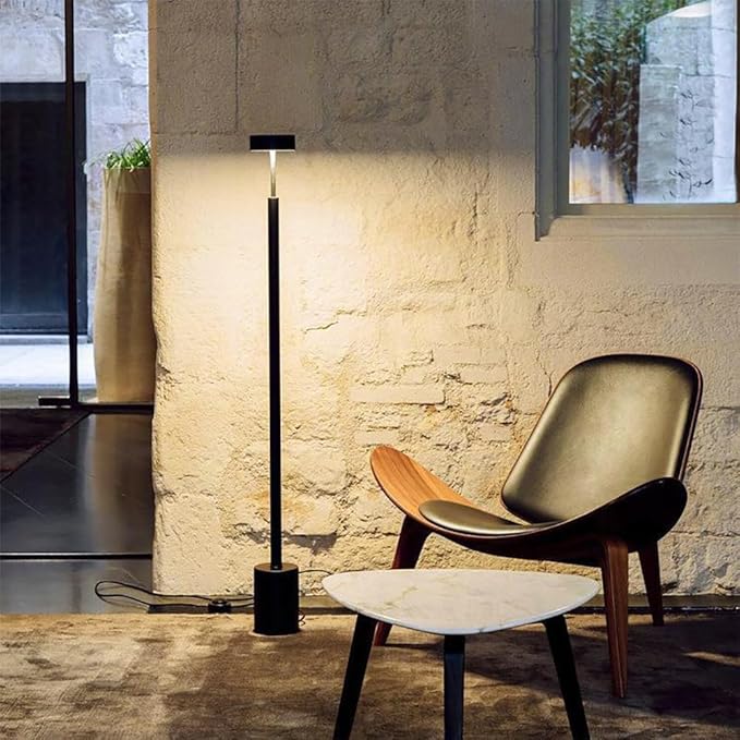 Nordic Floor Lamp Minimalism Modern Family Iiving Room Bedroom Creativity LED Decorative Standing Light (T) - Bloomnest